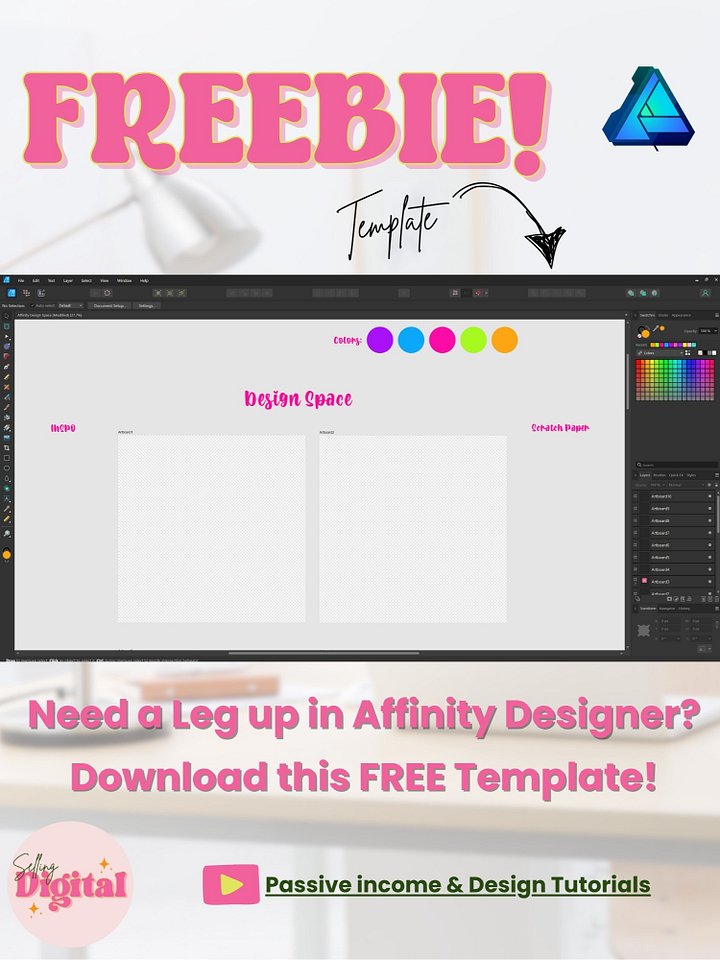 Quick-Start Affinity Design Space Template product image (1)