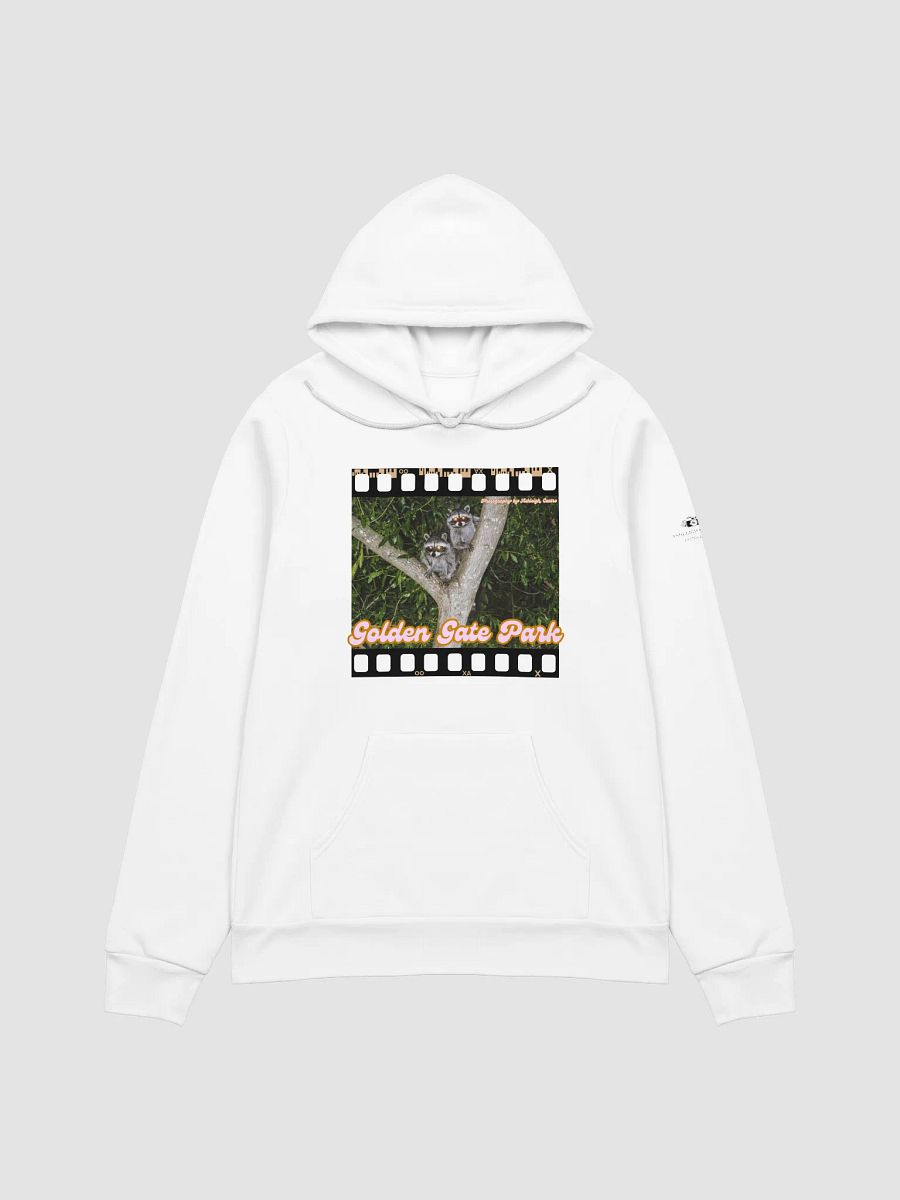Golden Gate Park Raccoons Super Soft Hoodie (White) product image (1)