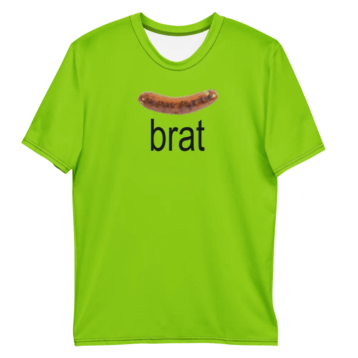 brat(wurst) lime green T-shirt product image (1)