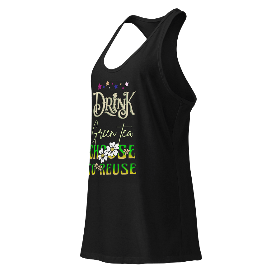 Green Tea Reusable Racerback Tank product image (3)