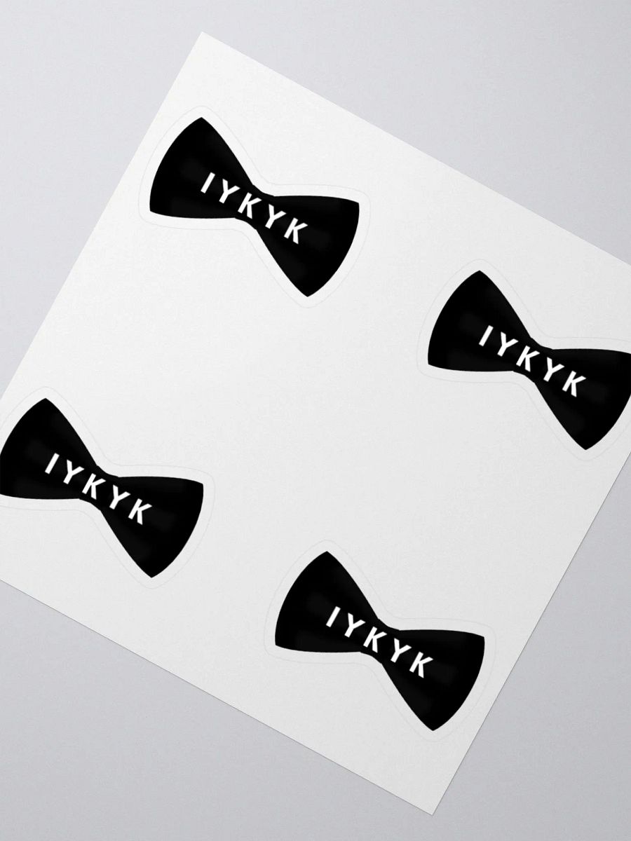 IYKYK Bow Tie Stickers product image (5)