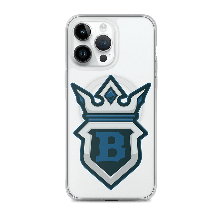 Boyking Crown MagSafe® iPhone® Clear Case product image (2)