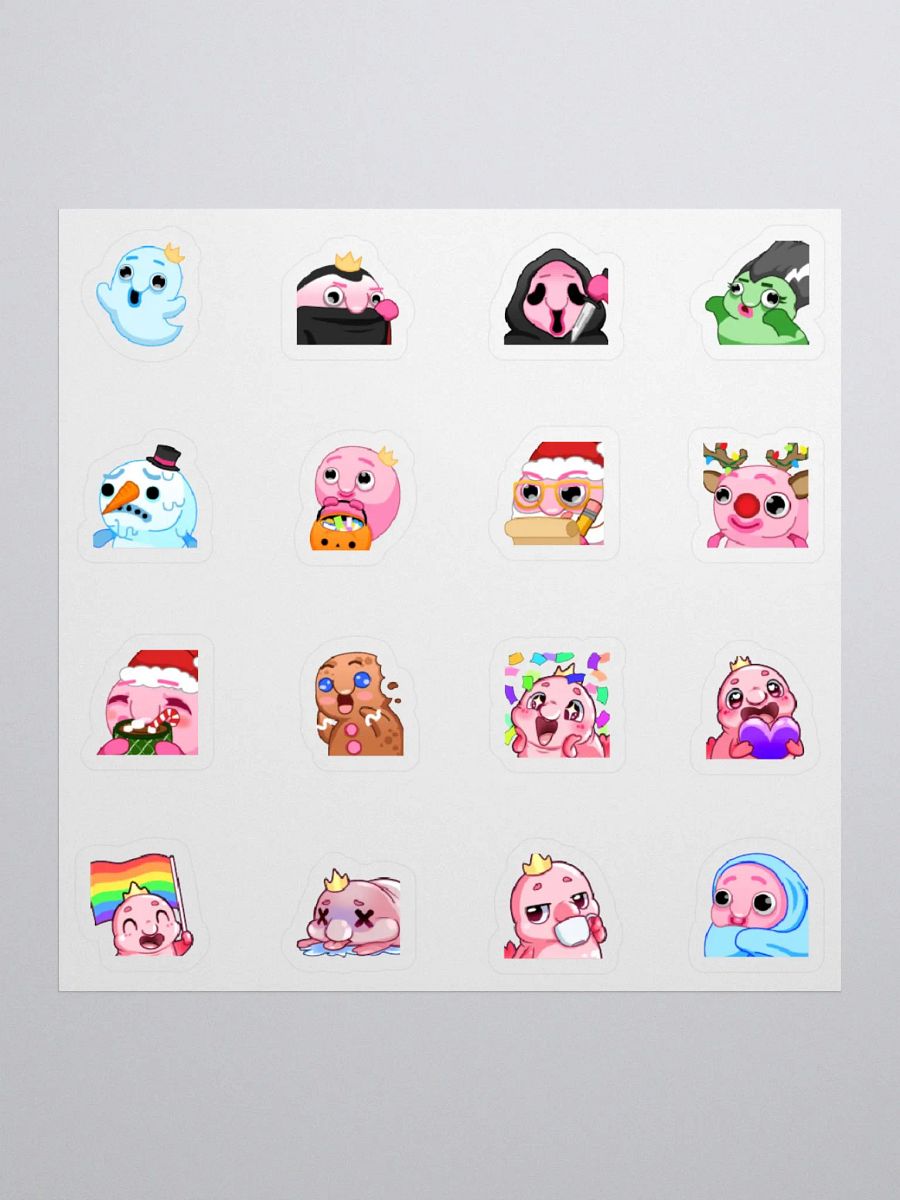 Blobarella Holiday and Follower Emotes Stickers product image (1)