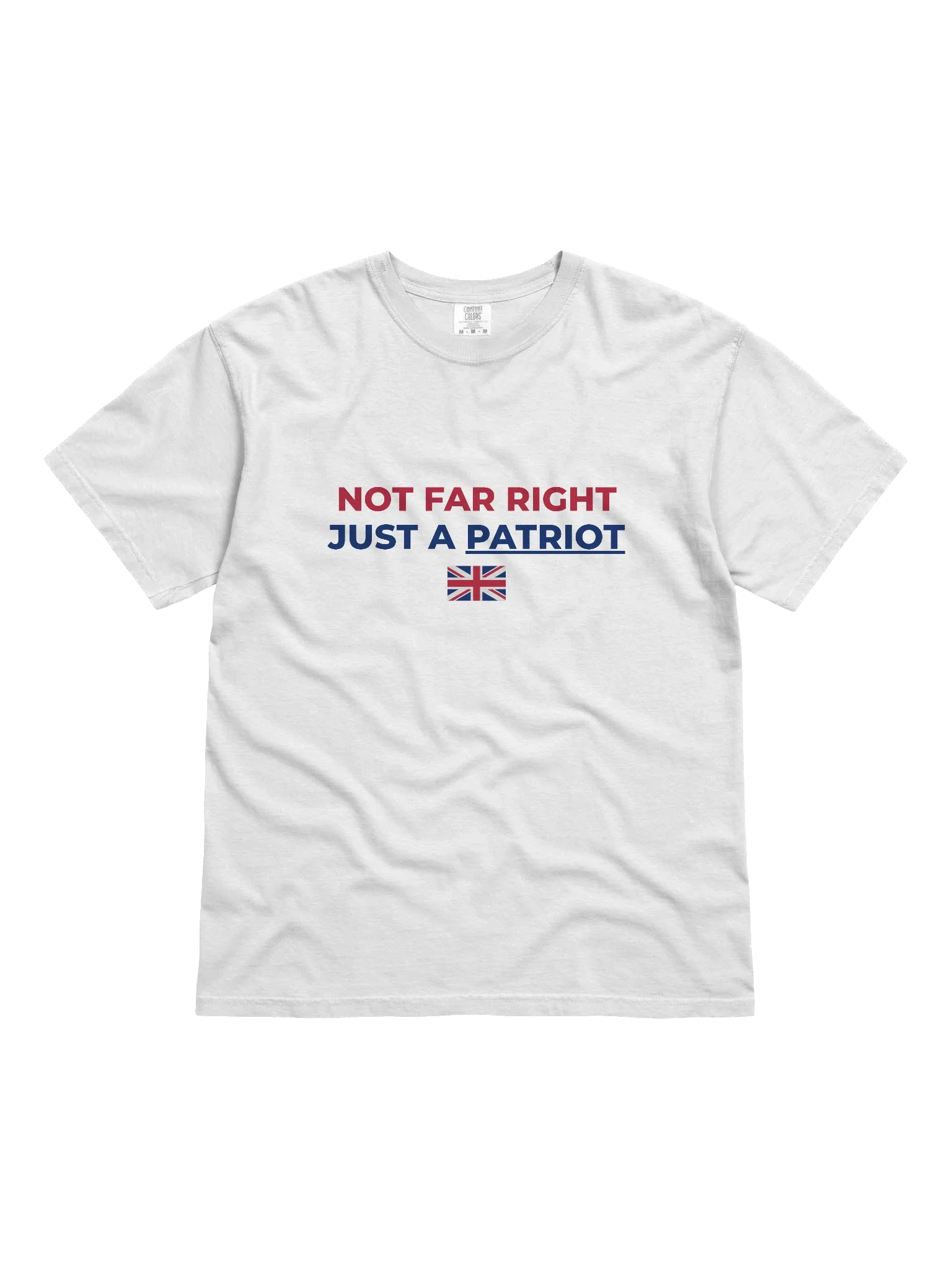 “Not Far Right, Just a Patriot” Black Tee product image (11)