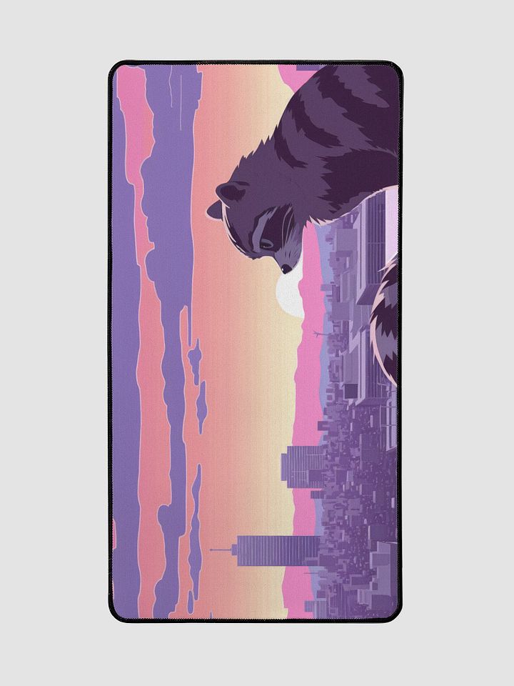 Raccoon Sunset Desktop Mat product image (2)