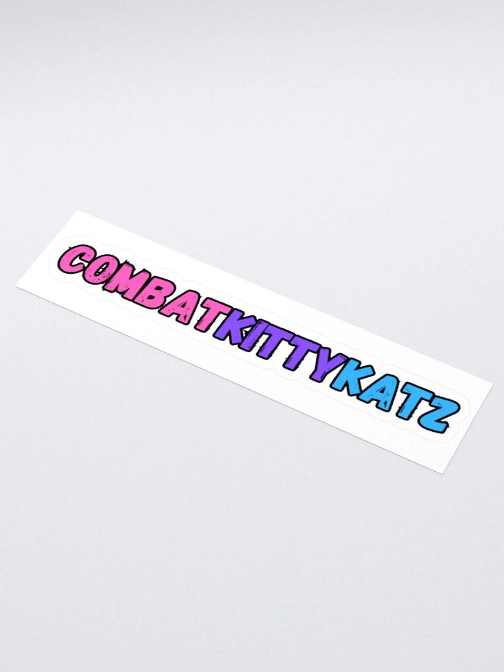 Neon CombatKittyKatz Stickers product image (1)