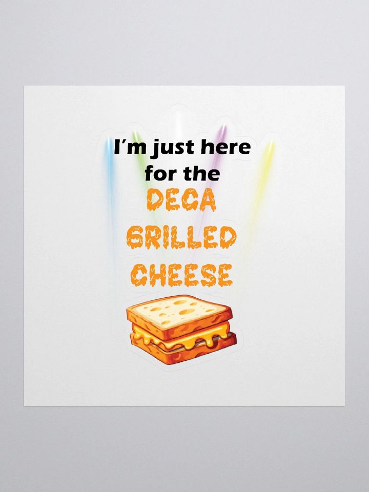 DECA Grilled Cheese Sticker product image (1)