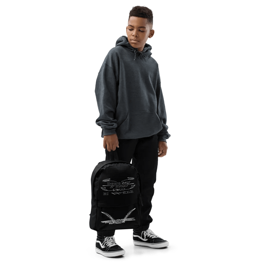 Dont Say I Wish Say I Will - Black - Backpack product image (6)