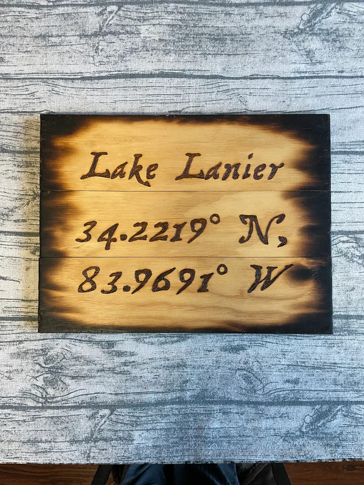 Lake Lanier Coordinates product image (1)