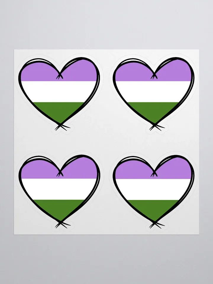 Gender Queer Pride Stickers product image (2)