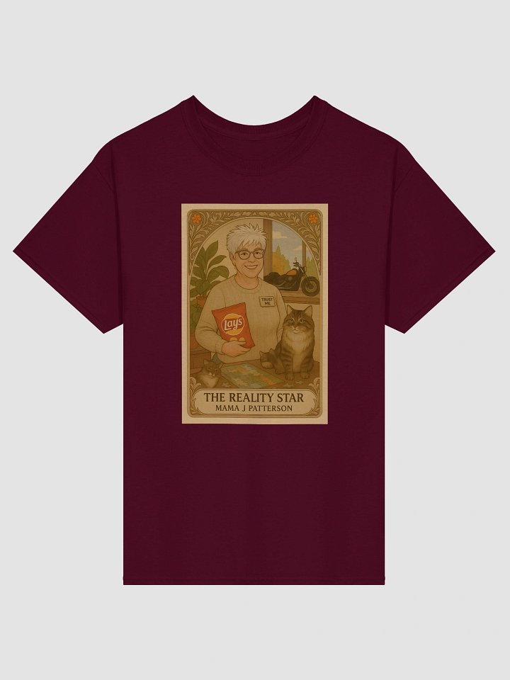 Tarot Card Shirt- Mama J Patterson and Ticklemuff - Lunch Therapy on the back - Unisex Ultra Cotton Tee product image (1)