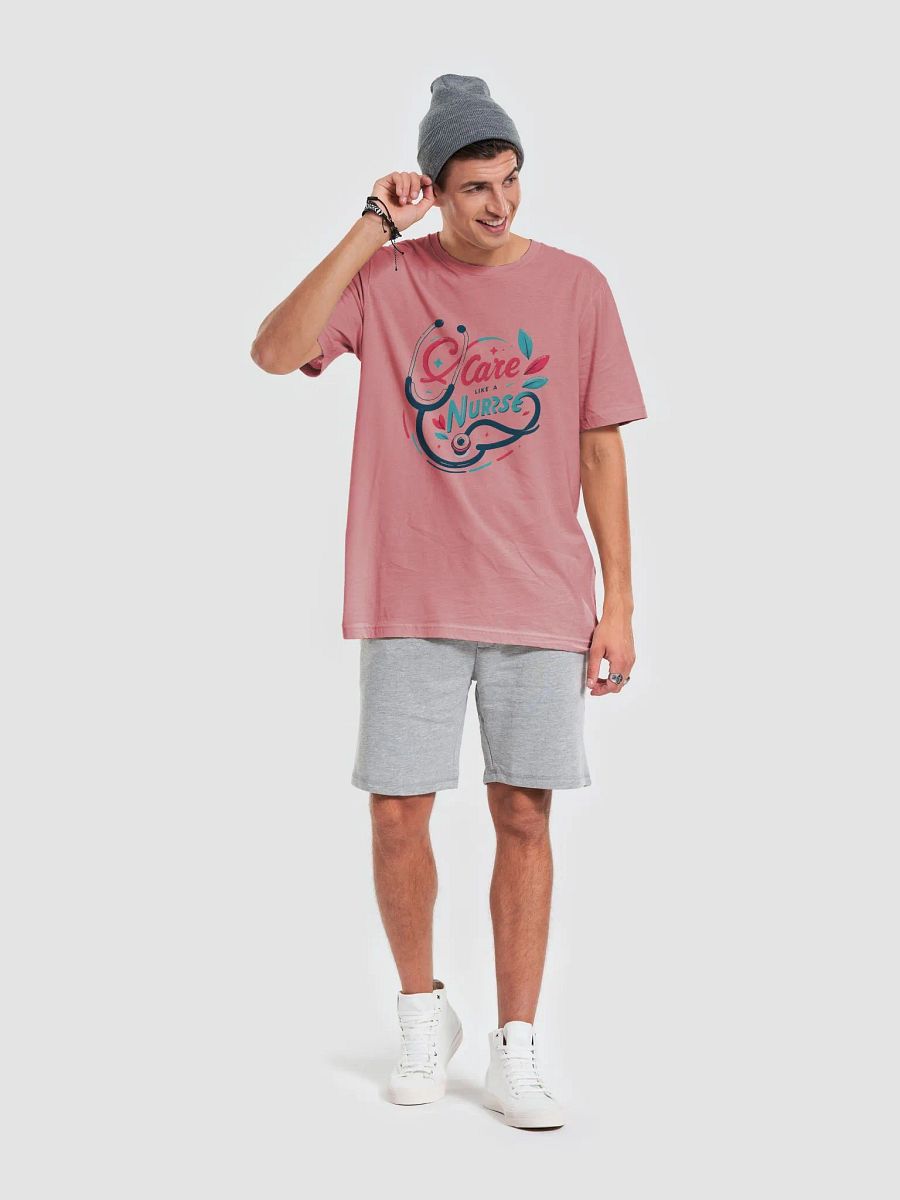 Nurse's Care Stethoscope Tee product image (63)