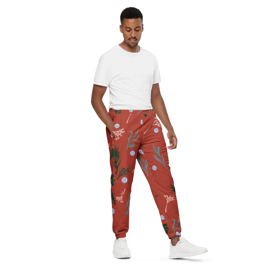 Winter Botanical All-Over Print Track Pants product image (3)