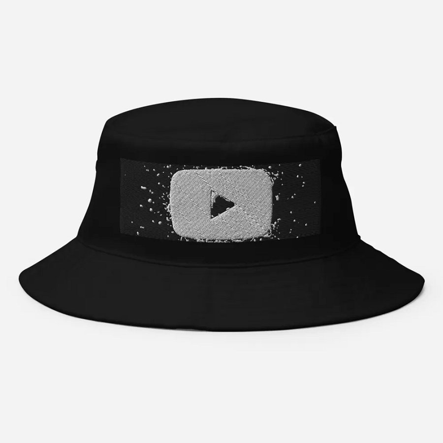 YouTube Bucket Hat 3D Embroidery product image (8)