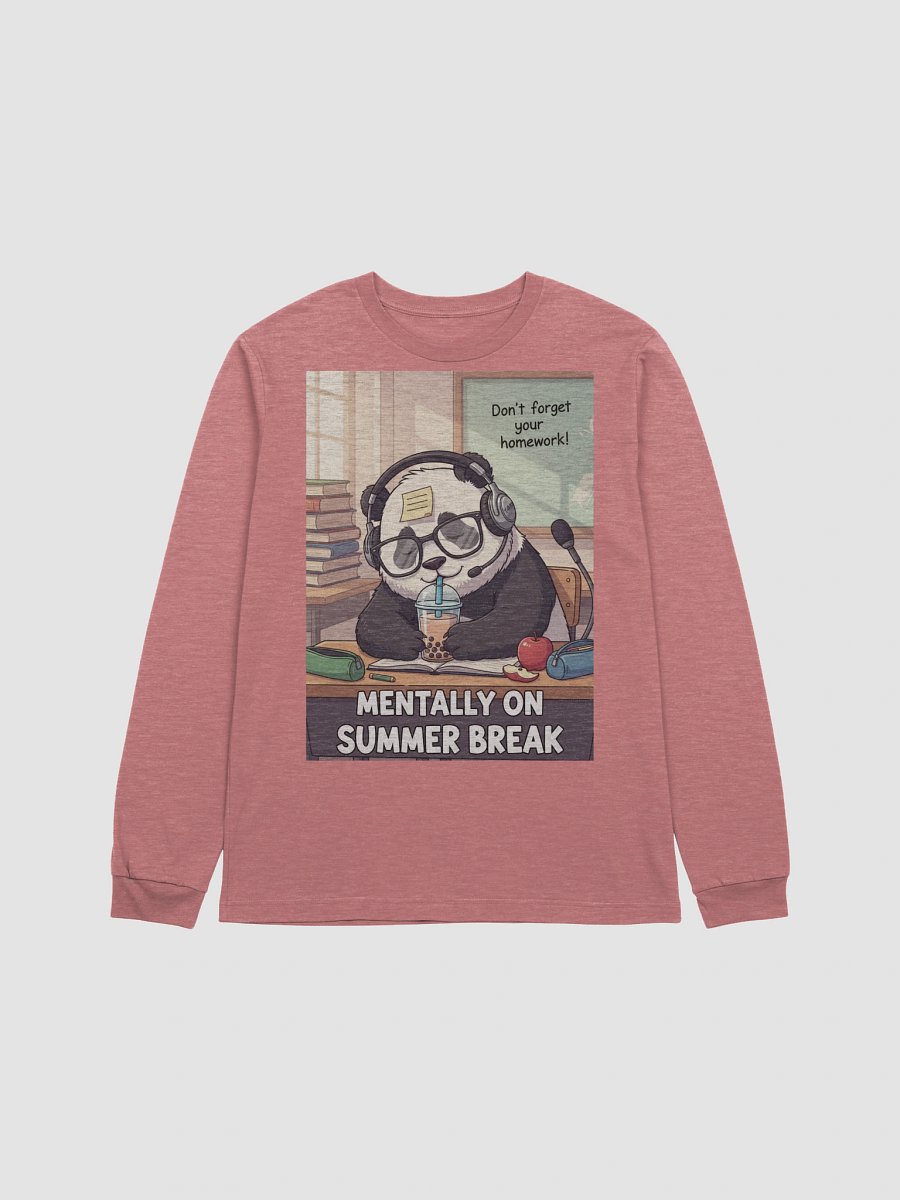 Summer Break Panda Long Sleeve Tee product image (11)