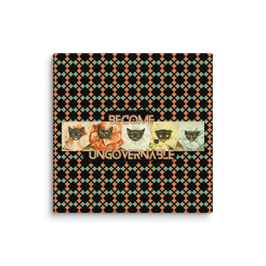 KC, Become Ungovernable (cats), Patterned Print product image (5)