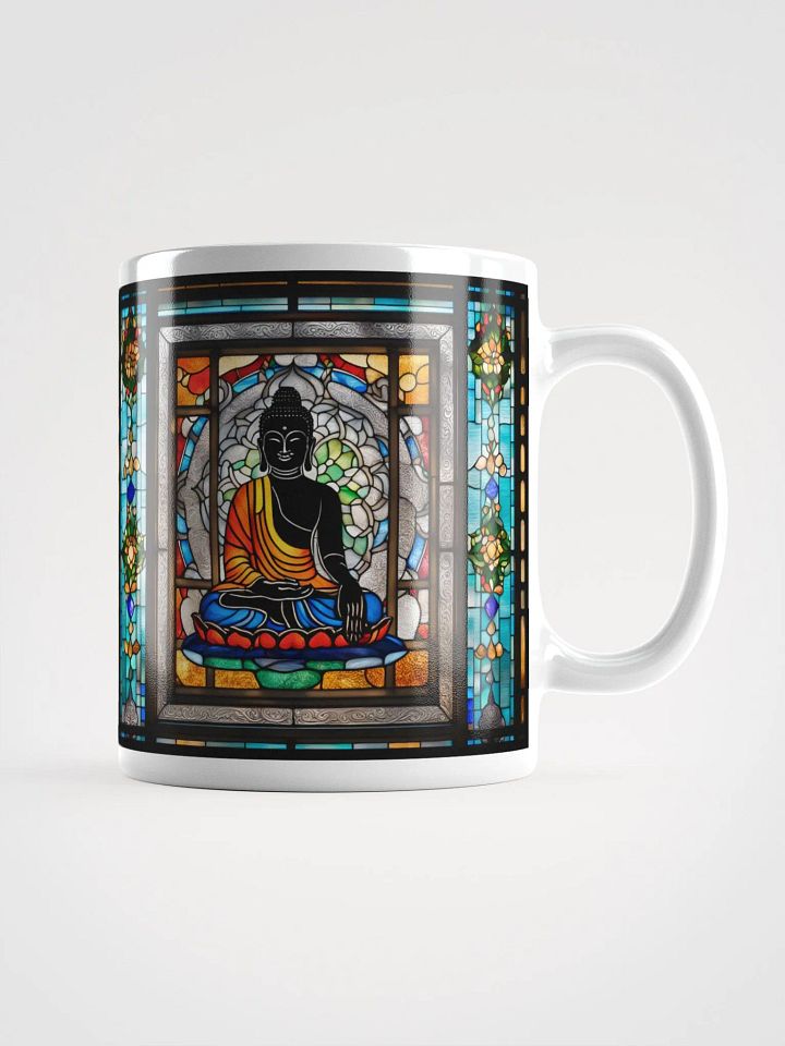 #008 Black Tara Buddha Stained Glass Mug product image (1)