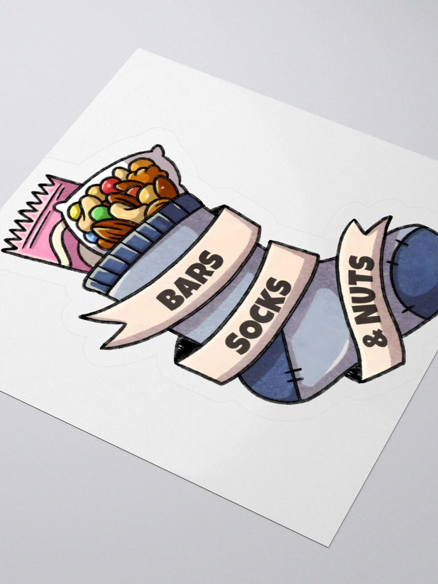 Bars, Socks & Nuts Sticker product image (6)