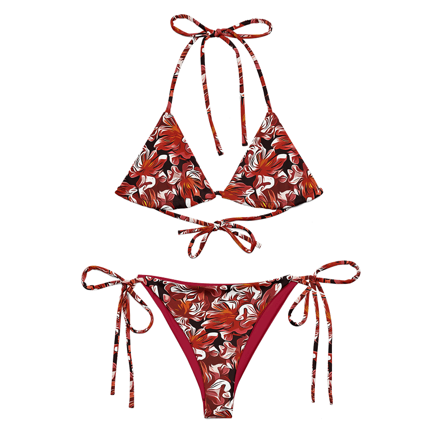 Fire Flower | Recycled String Bikini product image (2)