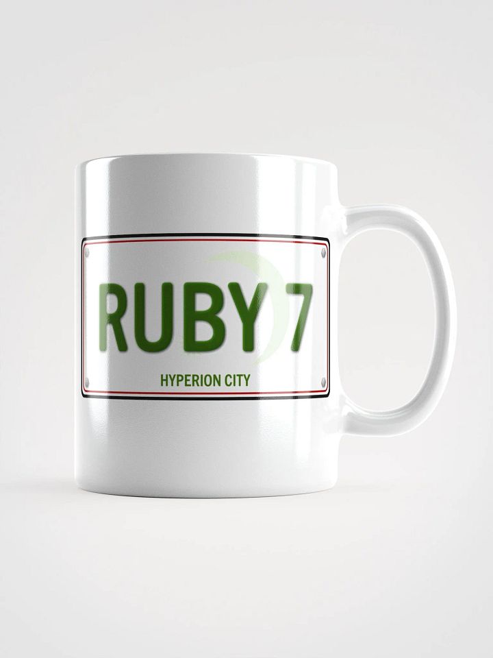 Ruby 7 License Plate Mug product image (3)