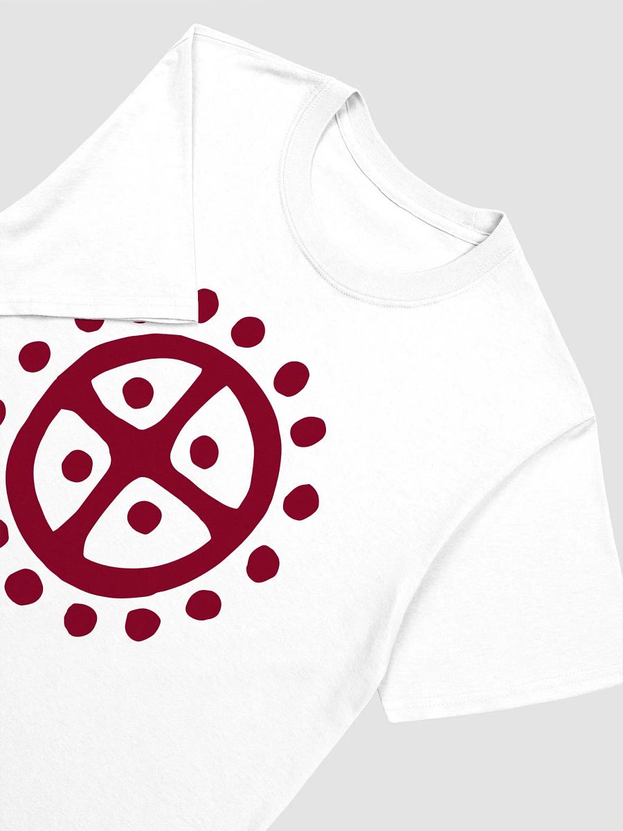 Nordic Sun Wheel Unisex T-shirt Burgundy product image (5)