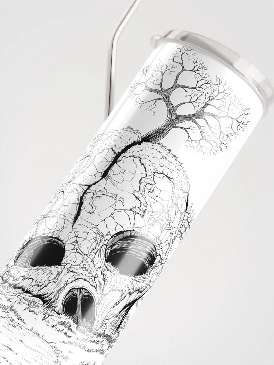 SkullTree White Steel Tumbler product image (4)