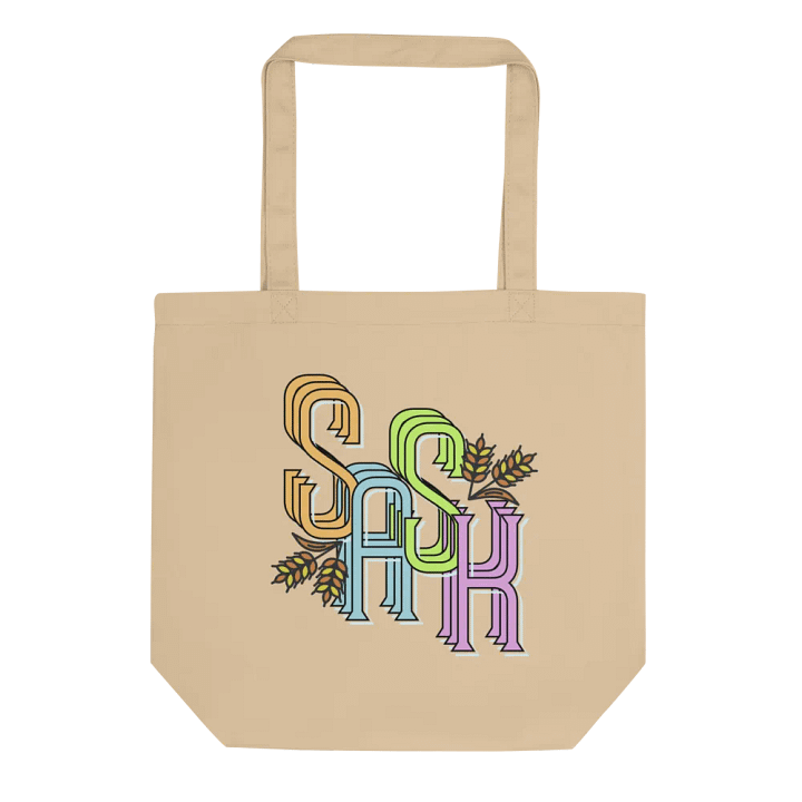 SASK Saskatoon Saskatchewan Stylized Tote Bag product image (1)
