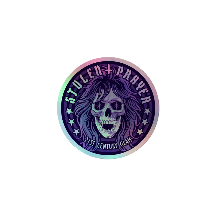 Stolen Prayer Holographic Logo Sticker product image (1)