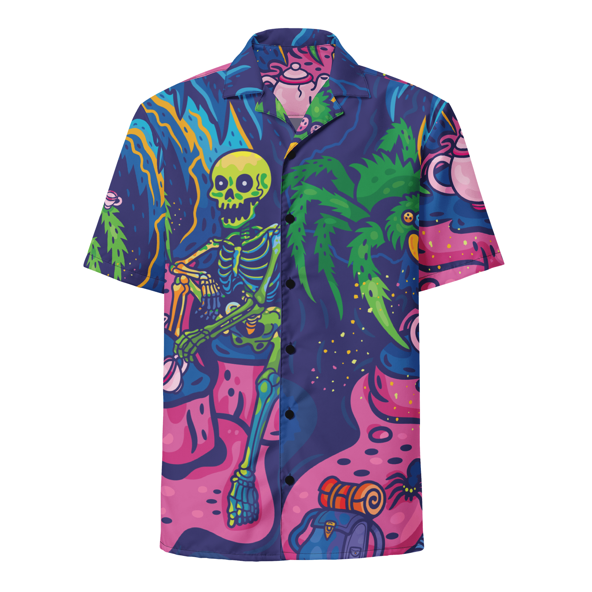 Tea for Two - Spooky Spider / Skeleton - All over print product image (2)