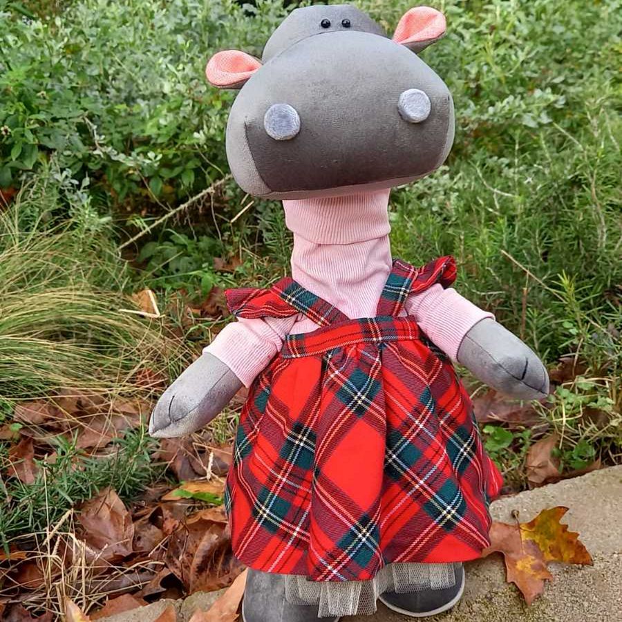 Hippopotamus Plush Animal Birthday Gift For Kids product image (4)