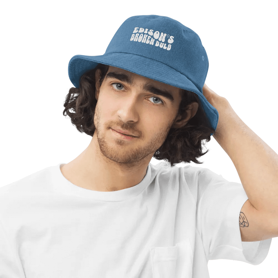 Edison's broken bulb - Colored (Denim Bucket Hat) product image (6)