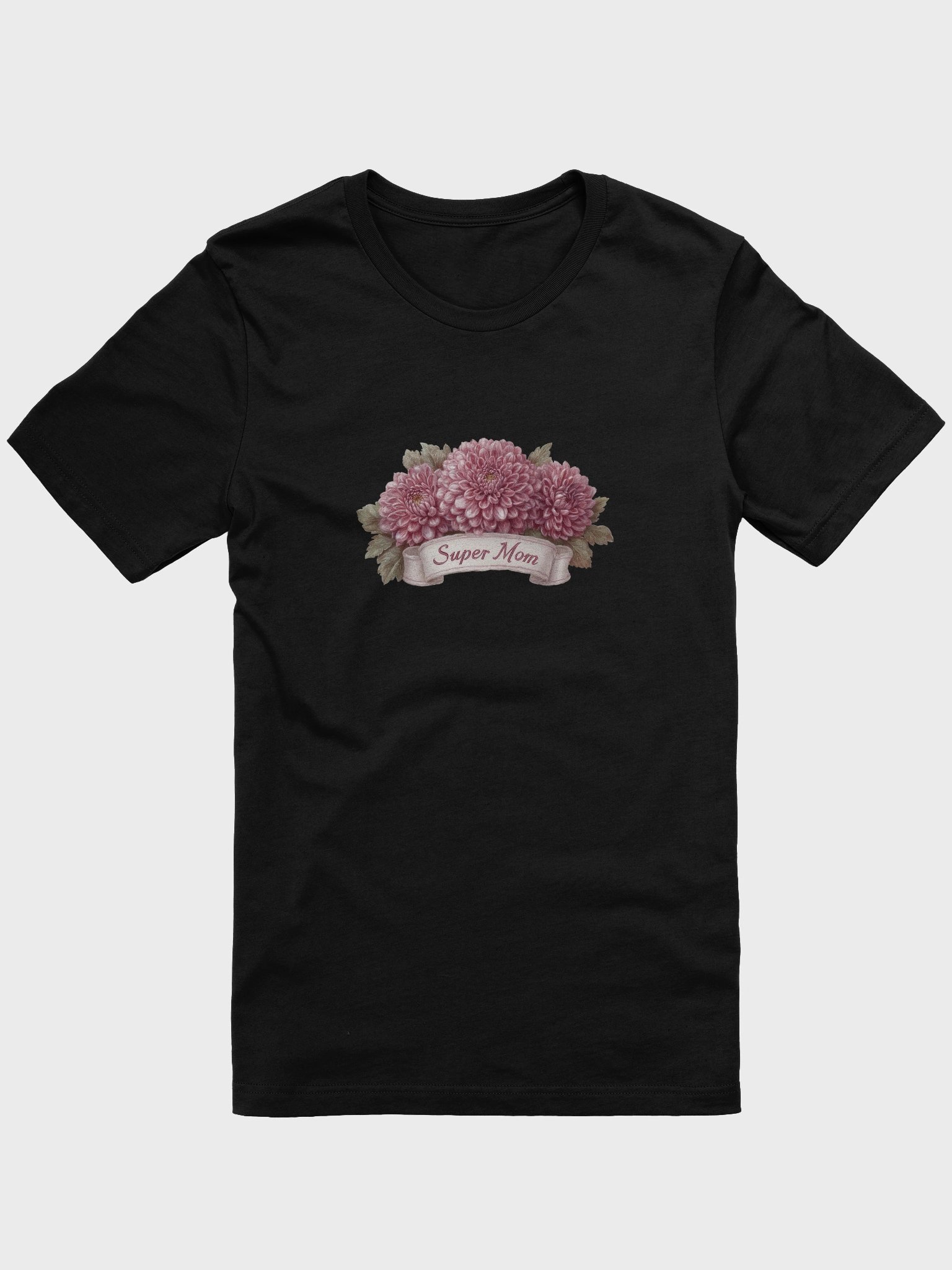Super Mom Dahlia Flower Graphic T-Shirt product image (5)