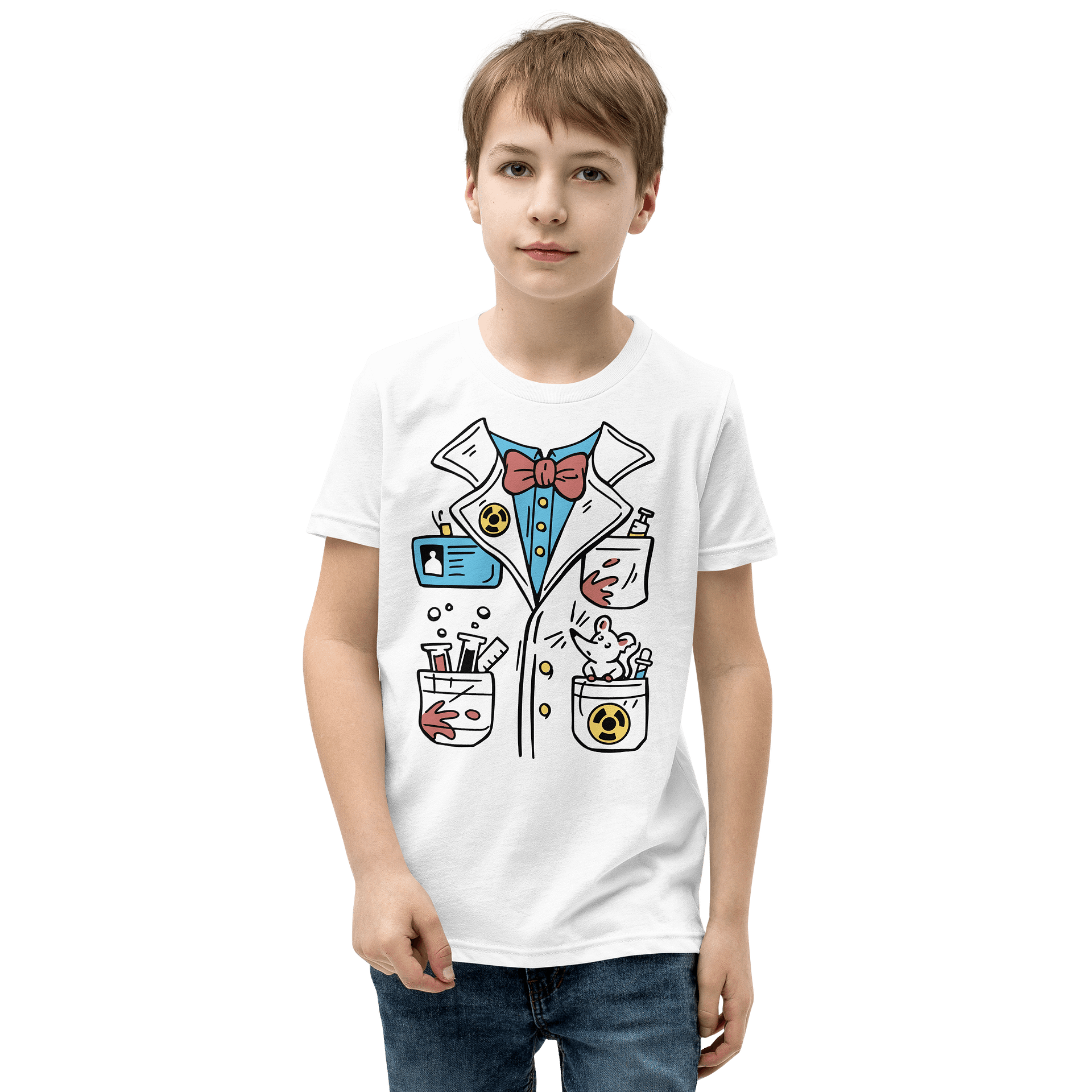 Mad Scientist Halloween Costume Funny T-Shirt For Kids product image (17)