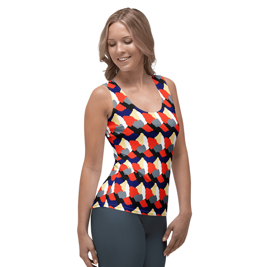 Vibrant Red Oksi All-Over Tank product image (4)