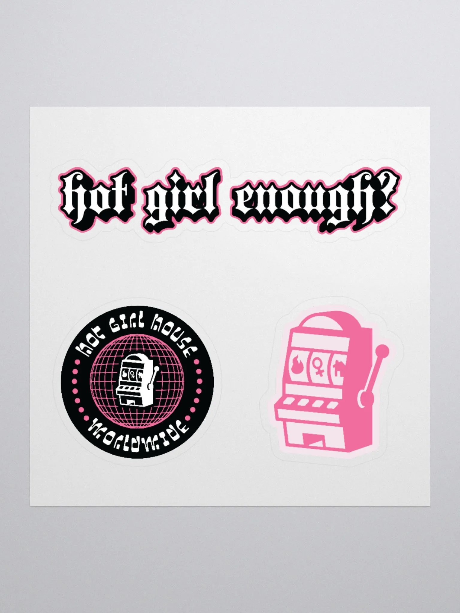 Hot Girl House Mini Sticker Set product image (1)