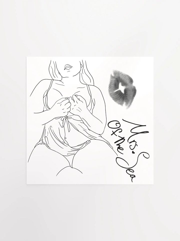 Signed NSFW Poster W/ REAL MrsOfTheSea Kiss Mark product image (2)