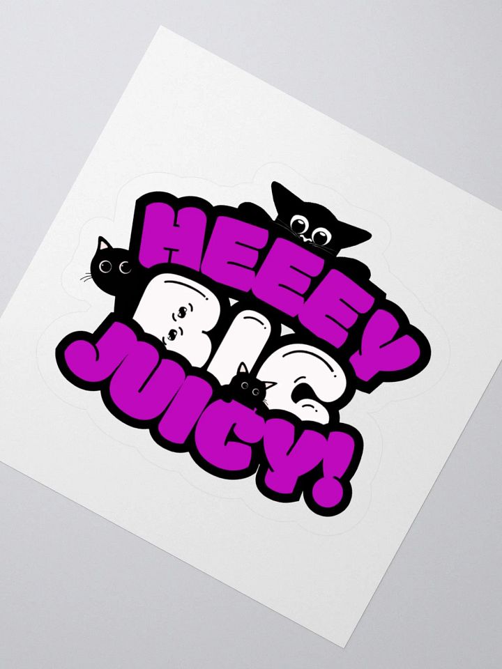 HEEEY BIG JUICY - KITTY STICKERS product image (5)