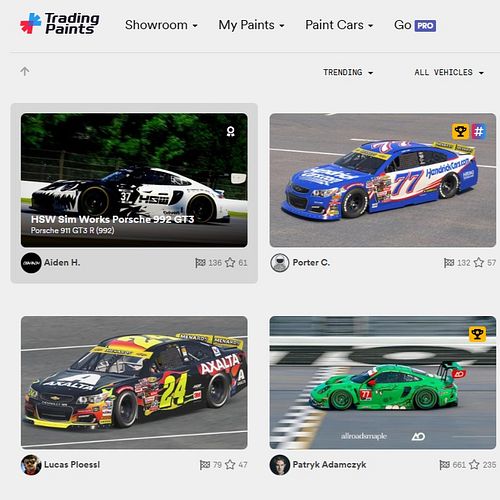 Hey wait a minute, that's us on the front page of @tradingpaints ! This is also supported by Paint of the Week for March 14th...