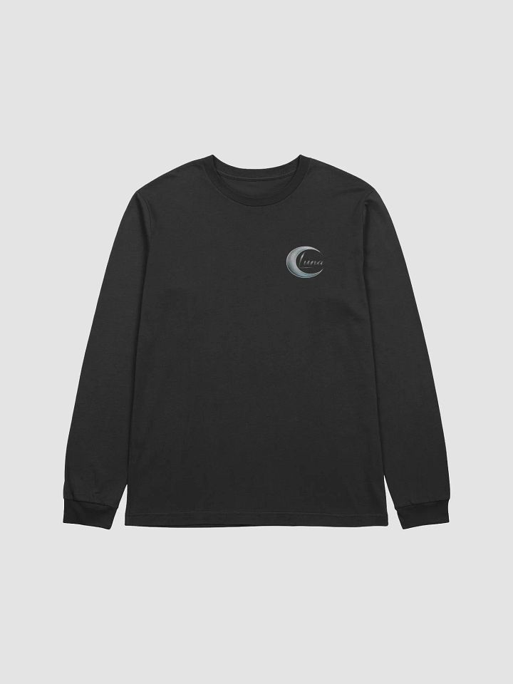 Luna Unisex Supersoft Long Sleeve T-Shirt with Crescent Moon Design - Comfortable and Stylish product image (1)