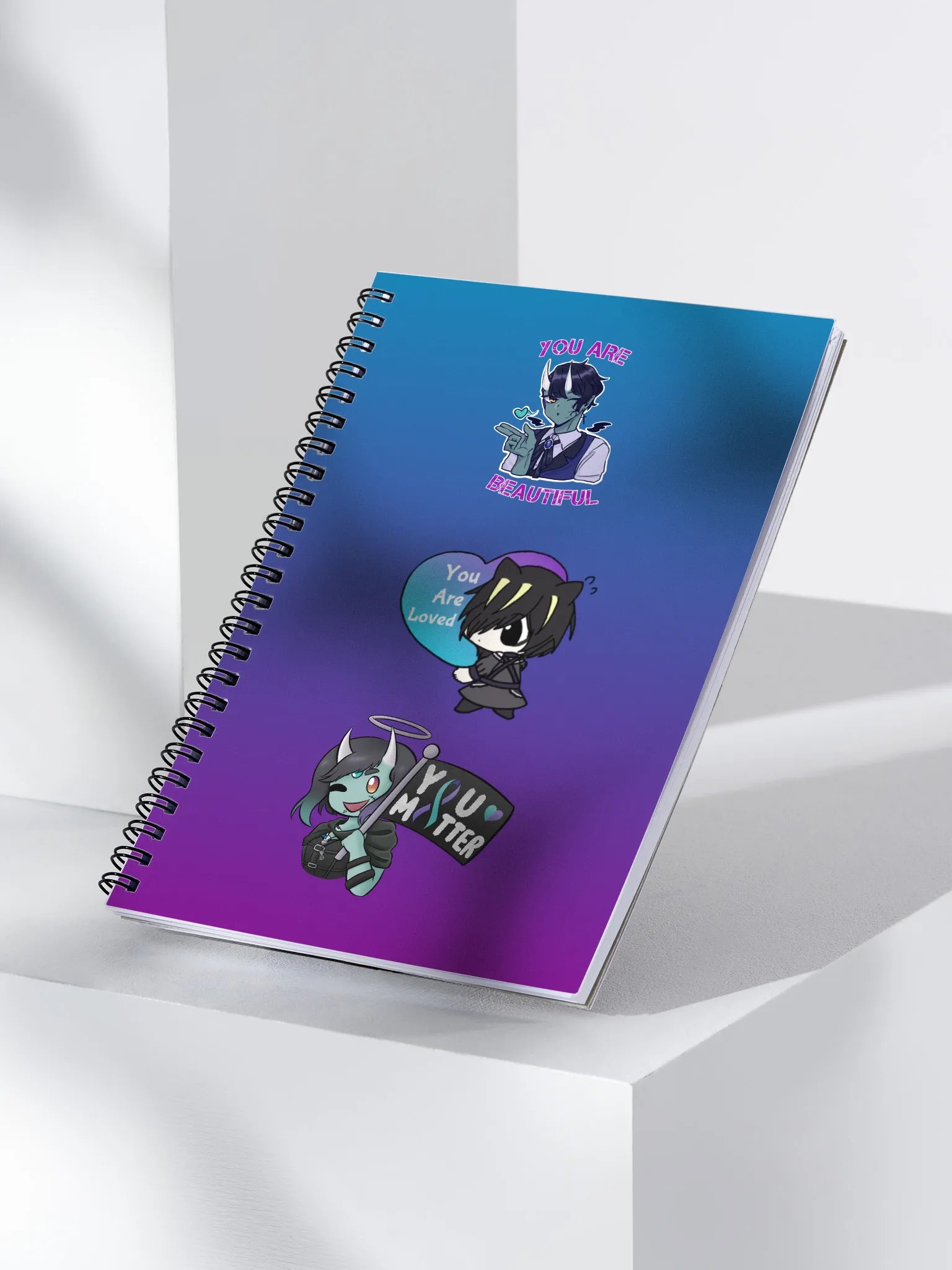 The Three Reminders Spiral Notebook product image (3)