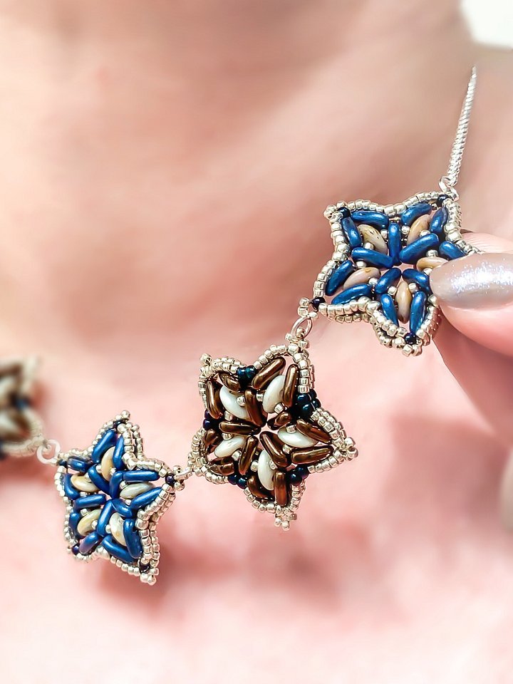 Beading Pattern – Sea Star Pendants/Necklace product image (1)