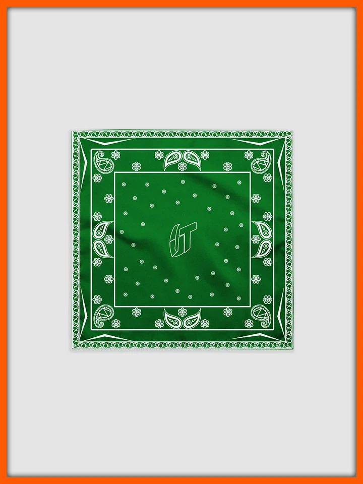 Classic UT Paisley Bandana (Green) product image (1)