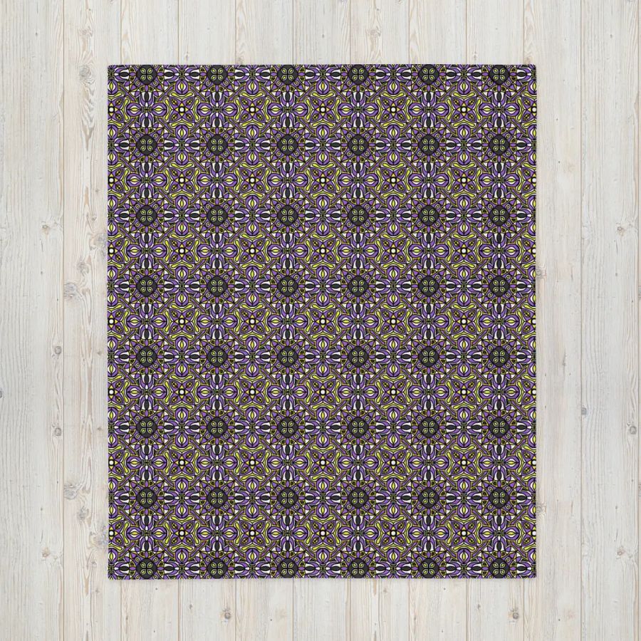 Non-Binary Abstract Cozy Blanket product image (4)