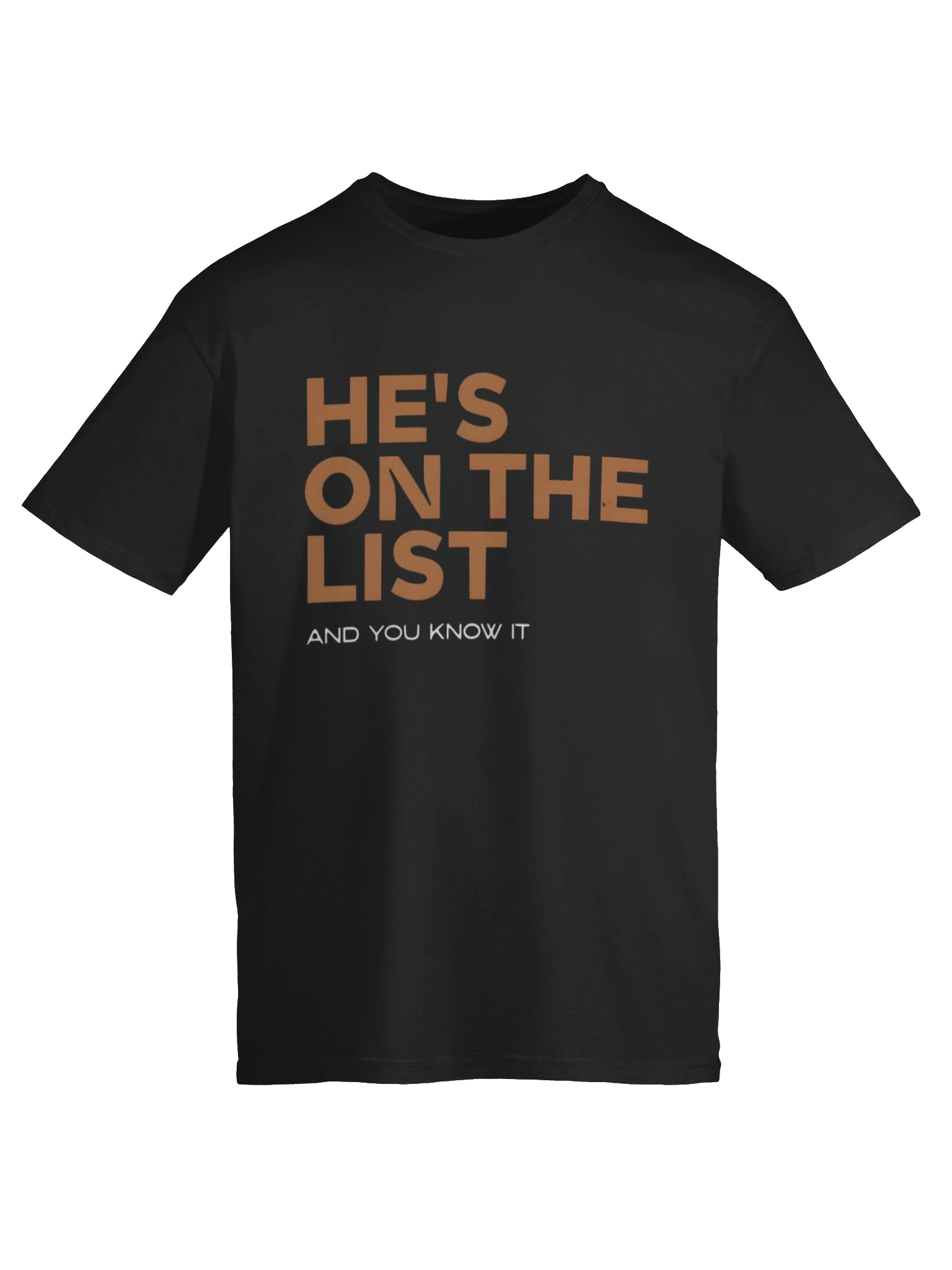 He’s On The List And You Know It Christmas Shirt product image (6)