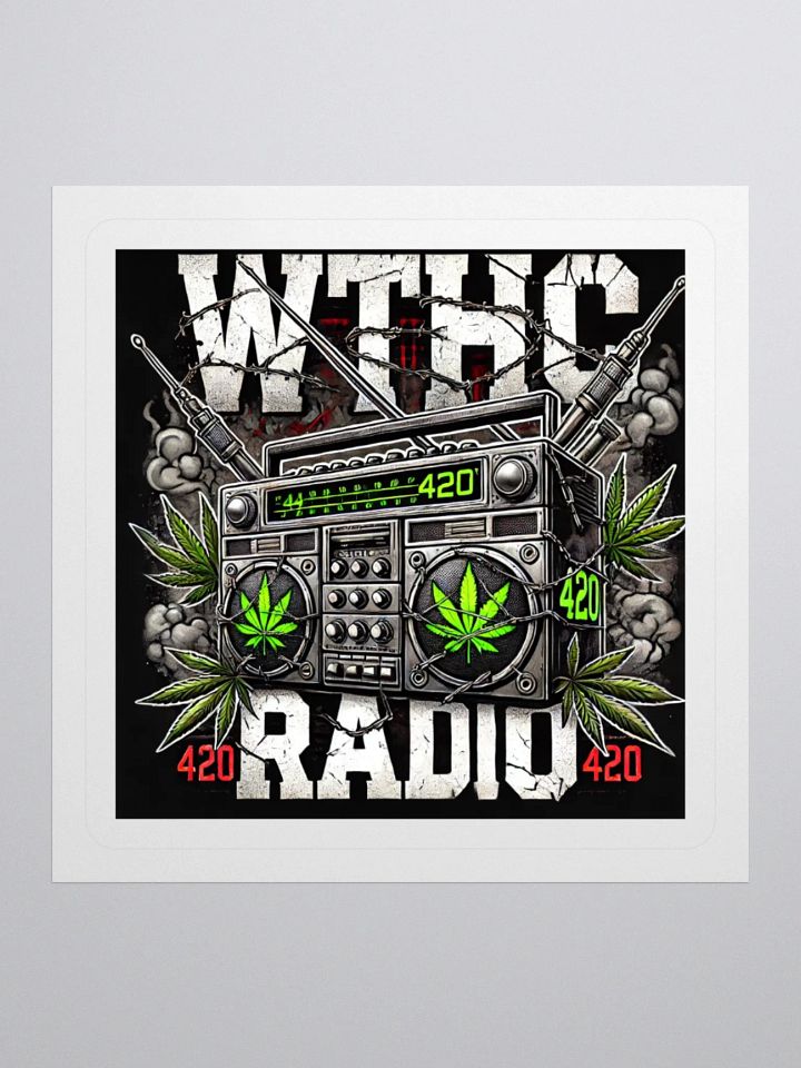 Da WTHC Radio Boombox Sticker Set product image (2)