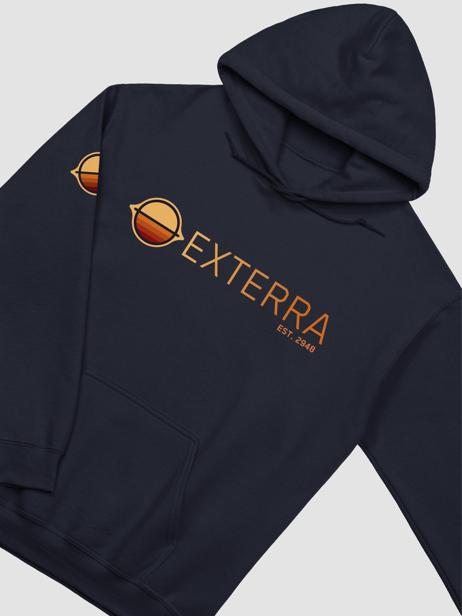 Exterra Navy Premium Hoodie product image (2)