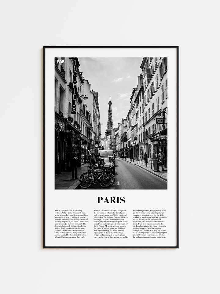 Paris 04 Newspaper Poster product image (1)