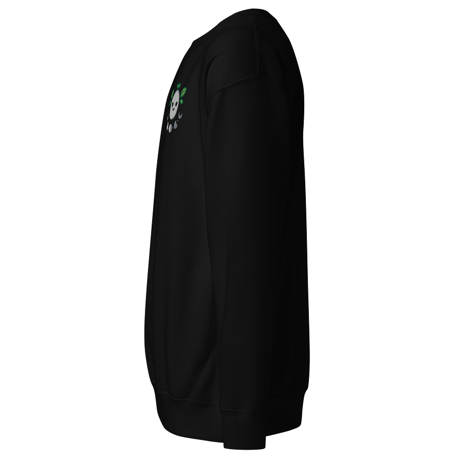 Sweatshirt en coton Heritage Premium Rethaly lune masque joyeux plantes brodé product image (9)