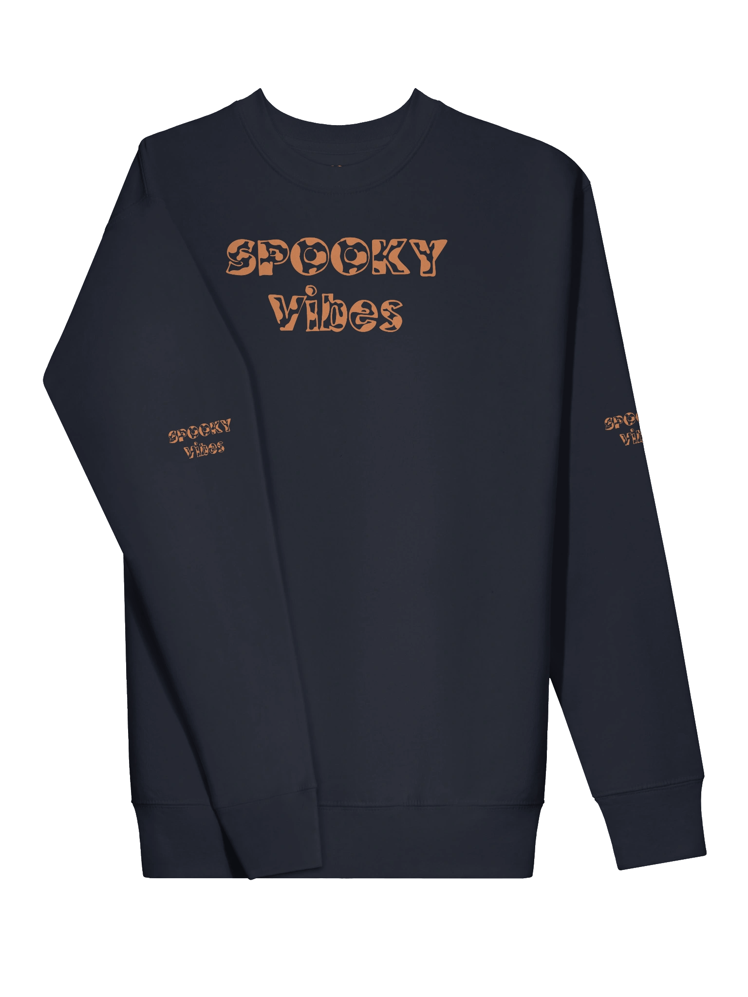 Spooky Vibes Halloween Typography Sweatshirt product image (26)