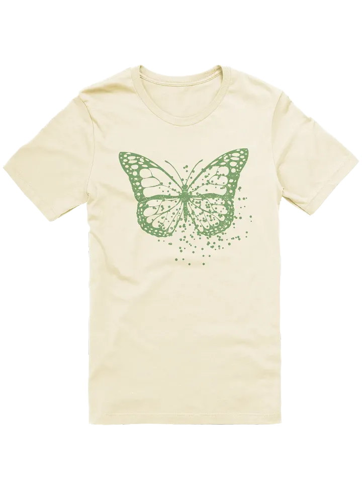 Minimalist Green Butterfly Tee for Nature Lovers product image (1)